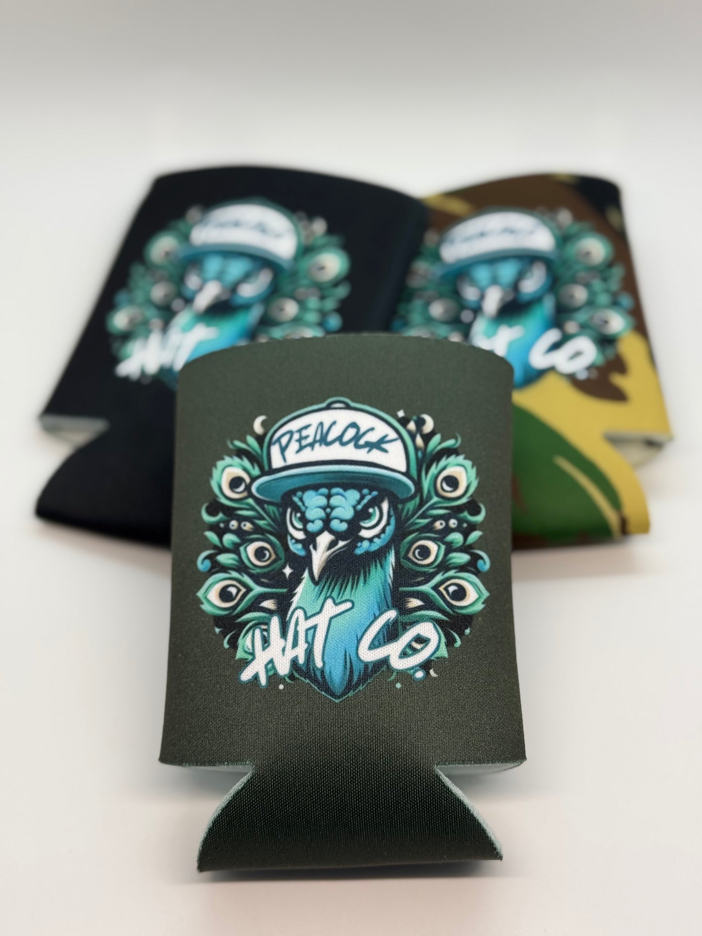 Peacock Hat Co. Koozie