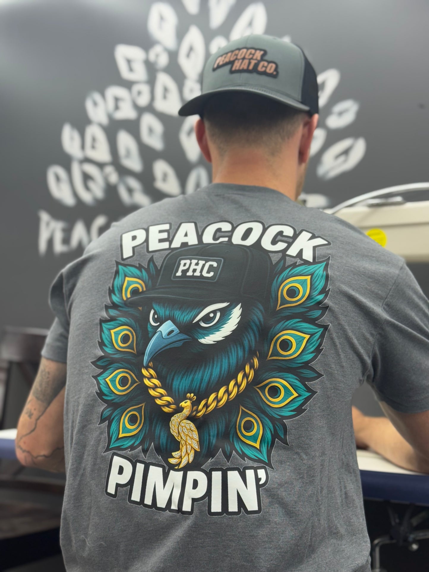 PEACOCK PIMPIN’ Tee