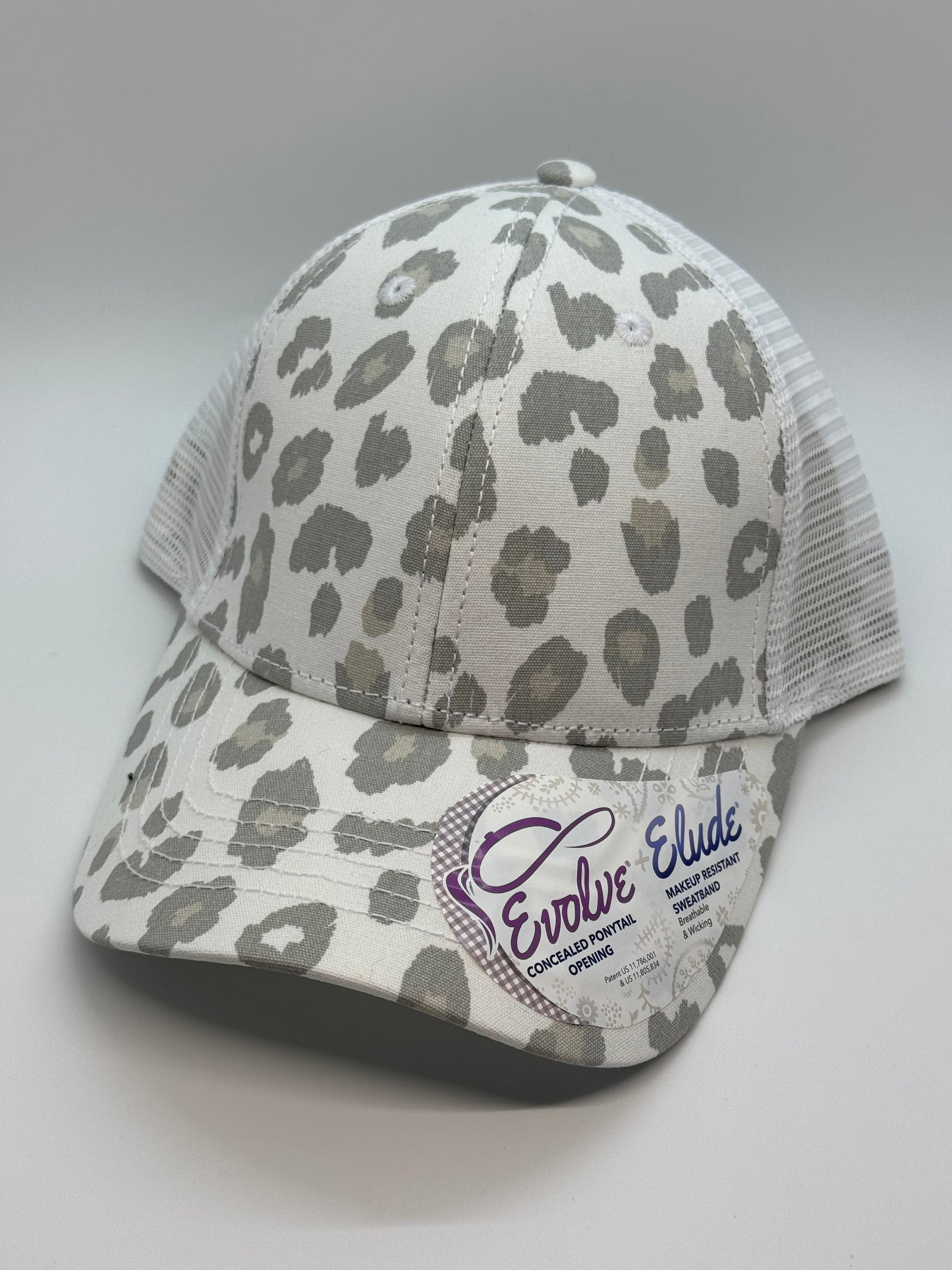 Peacockin’ Women’s Infinity Ponytail Trucker Hat