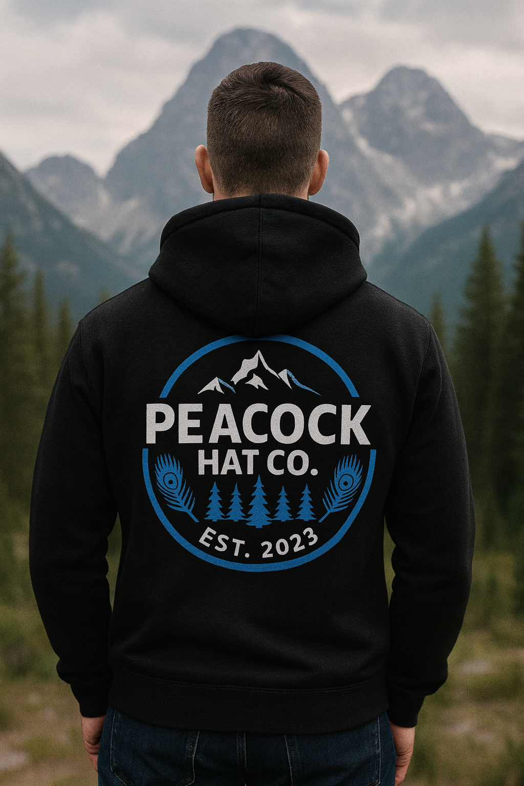 Peacock Mountain Hoodie
